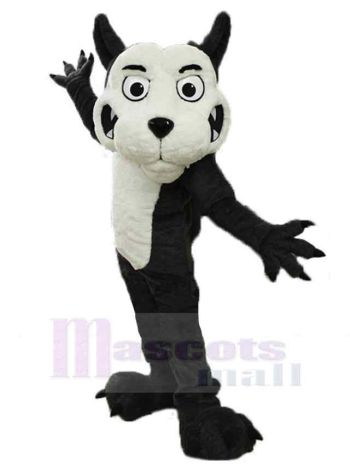 Wolf maskottchen kostüm