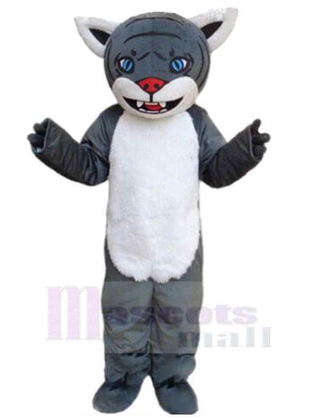 Wolf maskottchen kostüm