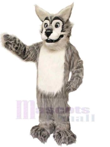 Wolf maskottchen kostüm