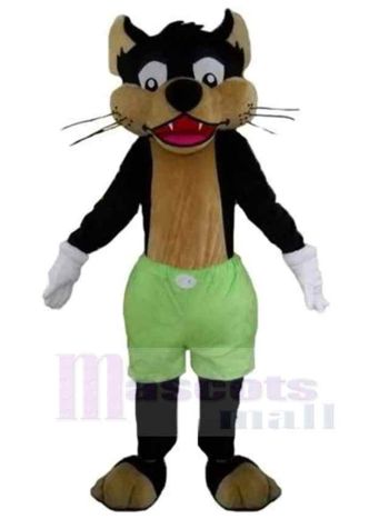 Wolf maskottchen kostüm