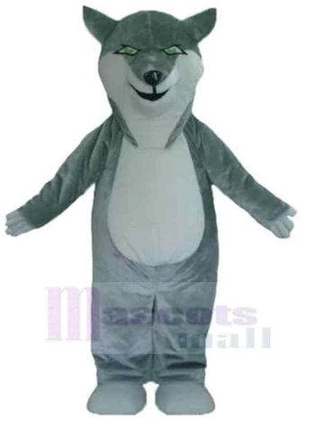 Wolf maskottchen kostüm