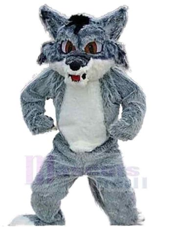 Wolf maskottchen kostüm