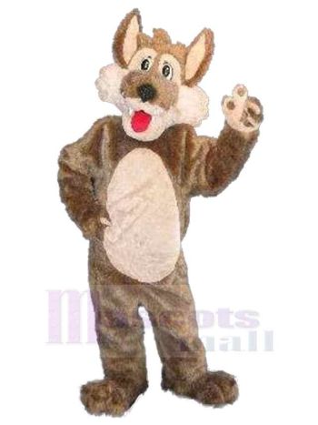 Wolf maskottchen kostüm
