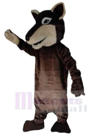 Wolf maskottchen kostüm