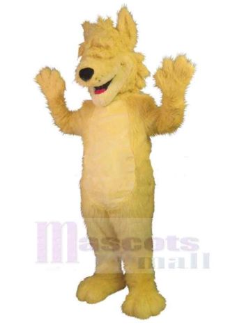 Wolf maskottchen kostüm