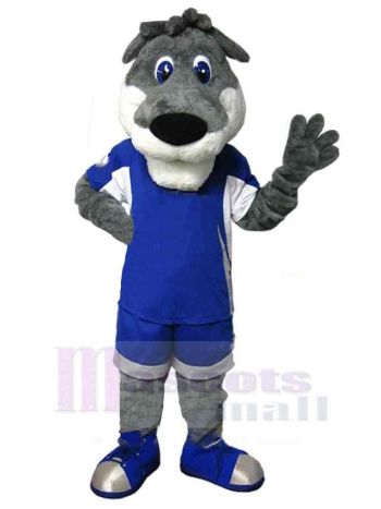 Wolf maskottchen kostüm