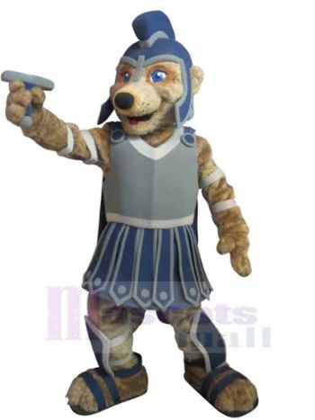 Wolf maskottchen kostüm