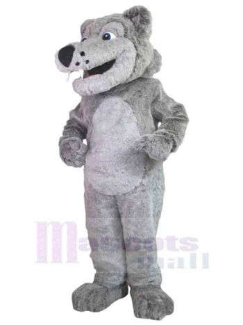 Wolf maskottchen kostüm