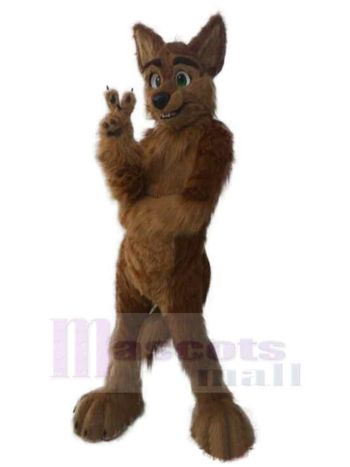 Wolf maskottchen kostüm
