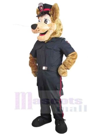 Wolf maskottchen kostüm