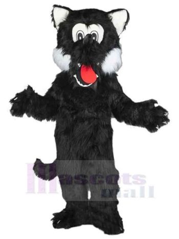 Wolf maskottchen kostüm