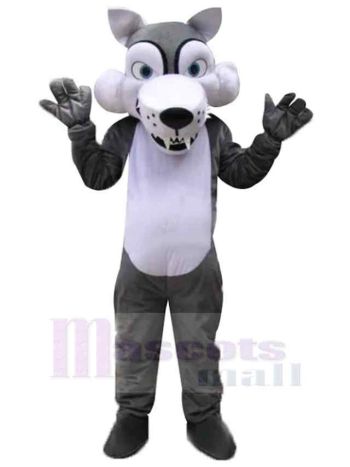 Wolf maskottchen kostüm