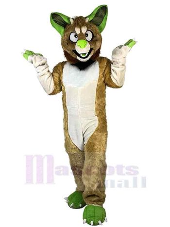 Wolf maskottchen kostüm