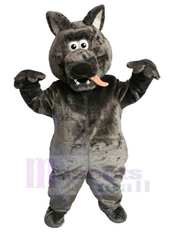 Wolf maskottchen kostüm