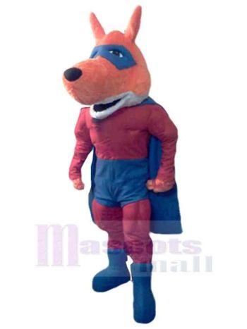 Wolf maskottchen kostüm