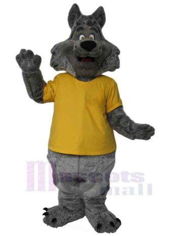 Wolf maskottchen kostüm