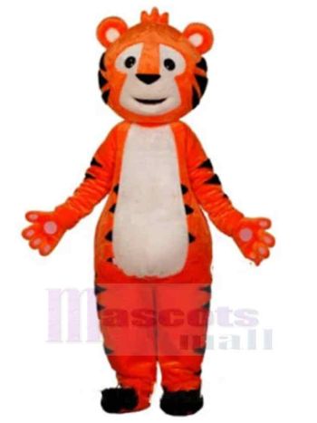 Tiger maskottchen kostüm