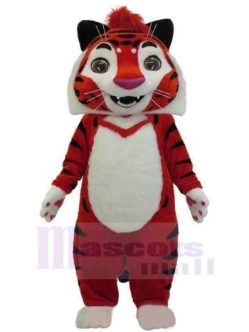 Tiger maskottchen kostüm