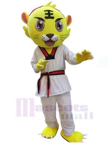 Tiger maskottchen kostüm