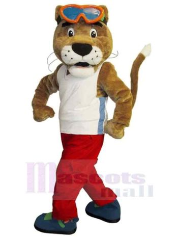 Tiger maskottchen kostüm