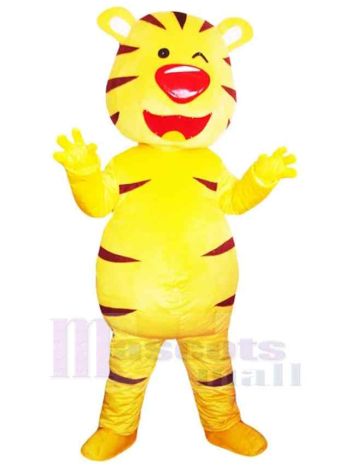 Tiger maskottchen kostüm