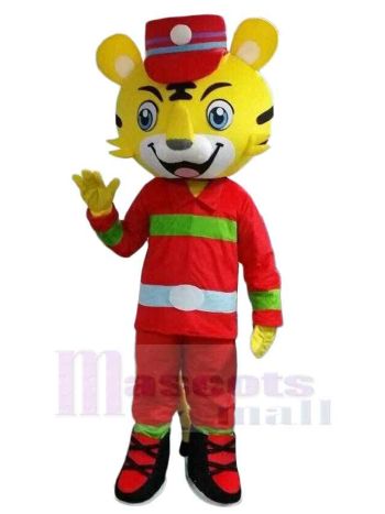 Tiger maskottchen kostüm