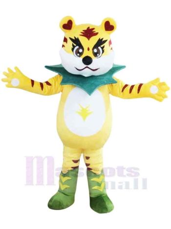 Tiger maskottchen kostüm