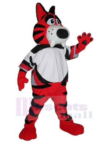 Tiger maskottchen kostüm