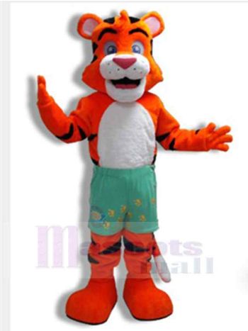 Tiger maskottchen kostüm