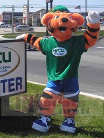 Tiger maskottchen kostüm