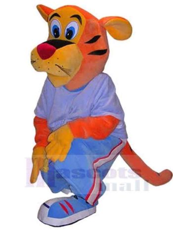 Tiger maskottchen kostüm