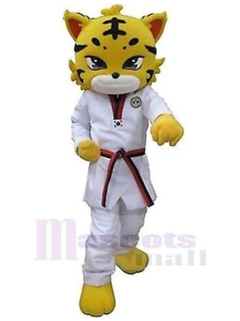 Tiger maskottchen kostüm