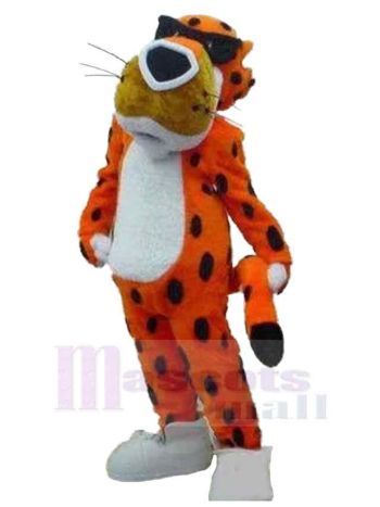Gepard Leopard maskottchen kostüm