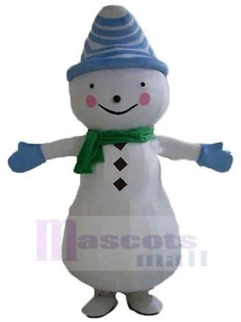 Schneemann maskottchen kostüm