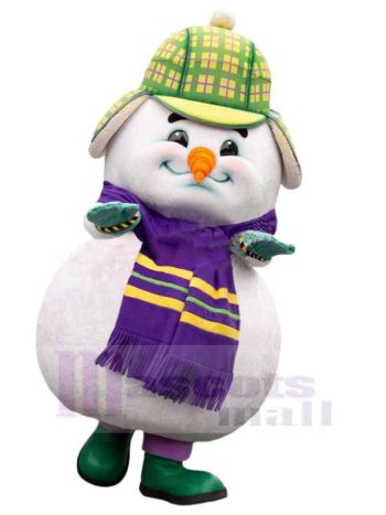 Schneemann maskottchen kostüm