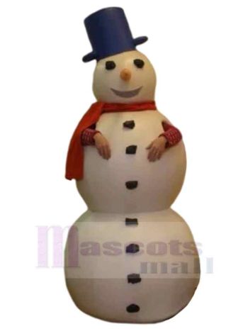 Schneemann maskottchen kostüm