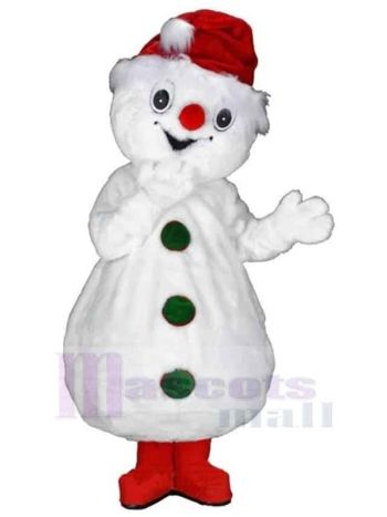Schneemann maskottchen kostüm
