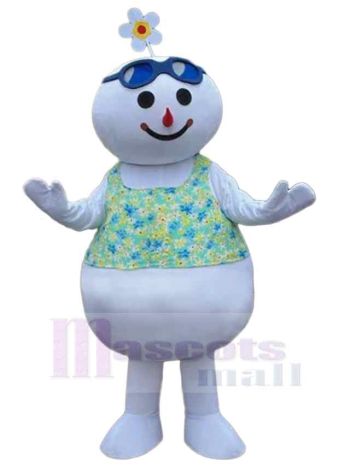 Schneemann maskottchen kostüm
