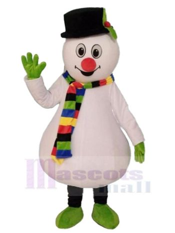 Schneemann maskottchen kostüm