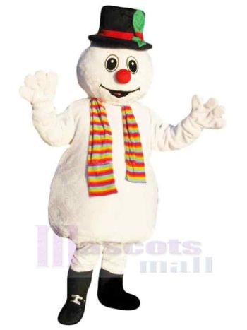 Schneemann maskottchen kostüm