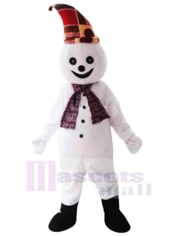 Schneemann maskottchen kostüm
