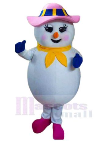 Schneemann maskottchen kostüm