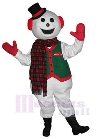 Schneemann maskottchen kostüm