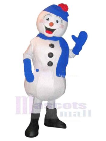 Schneemann maskottchen kostüm