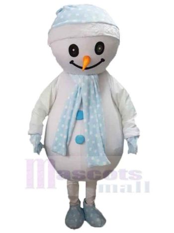 Schneemann maskottchen kostüm