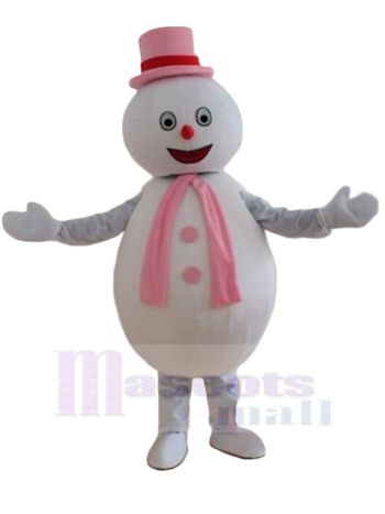 Schneemann maskottchen kostüm