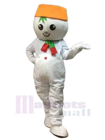 Schneemann maskottchen kostüm
