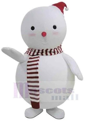 Schneemann maskottchen kostüm