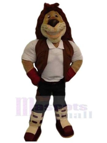 Löwe maskottchen kostüm