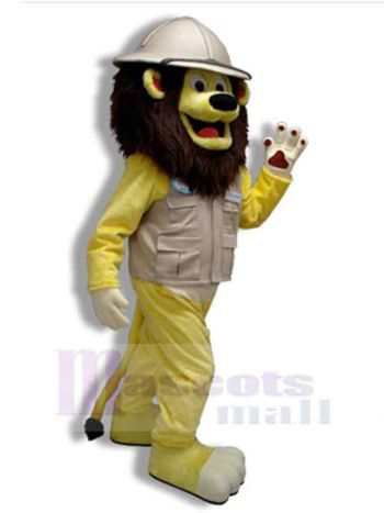 Löwe maskottchen kostüm